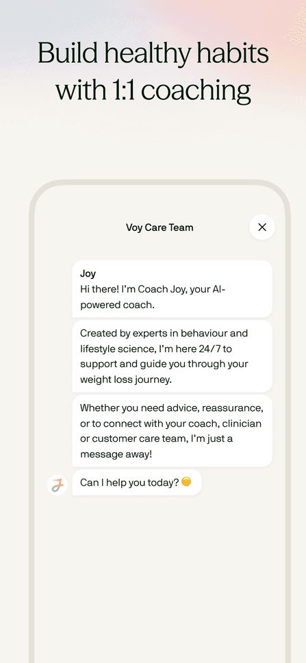 Voy app screenshot 2